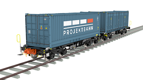 Projetkbahn-Kuppelwagen_Standard Projektbahn Kupplungsadapterwagen Standard